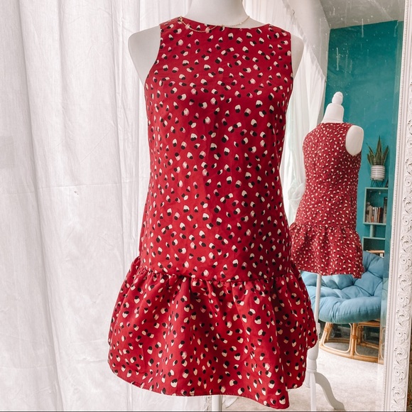Cece by Cynthia Steffe Pink Polka Dot Dress - Picture 1 of 3